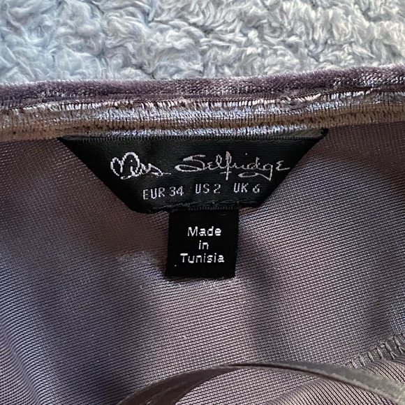 Miss Selfridge Velour Bodysuit - Picture 2 of 4